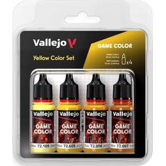 Vallejo Vallejo: 72.378 - Game Color - Yellow Color Set 4 x (18 ml)