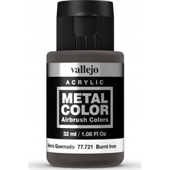 Vallejo Vallejo: 77.721 - Metal Color - Burnt Iron (32 ml)
