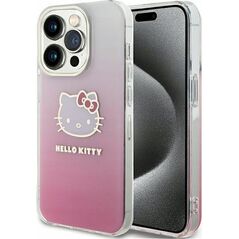 Sourcing Hello Kitty HKHCP15LHDGKEP iPhone 15 Pro 6.1" pink/pink hardcase IML Gradient Electrop Kitty Head