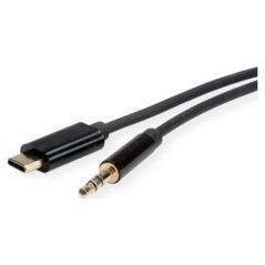 Adapter USB Roline Adapter ROLINE Kabel USB typu C - 3,5 mm audio, męski/żeński, zwart, 3 m