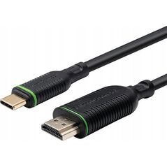 Adapter AV MicroConnect Microconnect MC-USBCHDMI2 adapter kablowy 2 m USB Type-C HDMI Czarny