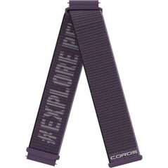 Coros Išmaniojo laikrodžio dirželis, COROS 22mm Nylon Band, APEX 2 Pro, APEX Pro, APEX 46mm, Violetinės spalvos