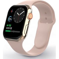 Swissten Silicone band for apple watch 42-44 mm pink sand