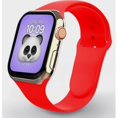 Swissten Silicone band for apple watch 42-44 mm red
