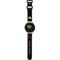 Sourcing Hello Kitty Universal Strap HKUWMSCHBLK Silicone Kitty Head black/black 20mm