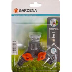 Gardena GARDENA Dviguba čiaupo jungtis 26,5 mm (G 3/4") / 21 mm (G 1/2")