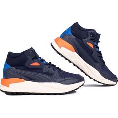Puma Buty dla dzieci Puma X-Ray Speed Mid WTR granatowe 387385 02 38
