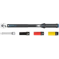 Gedore Gedore Torque wrench TORCOFLEX UK Set, 1/2  (black, incl. 3 aluminum rim sockets)