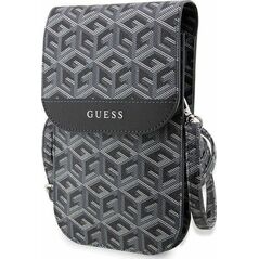 Guess Guess GCube Stripe Phone Bag - Torba z przegrodą na smartfona (czarny)