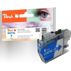 Peach Peach Patrone Brother LC-421XL cyan kompatibel
