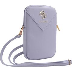 Guess Guess Zip Triangle 4G - Torebka na telefon (fioletowy)
