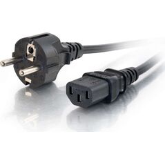 Kabel zasilający C2G Kabel / 2 m Universal Power cord CEE 7/7