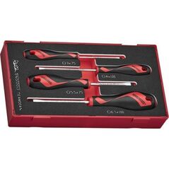 Teng Tools ZESTAW WKRĘTAKÓW PŁASKICH TENG TOOLS TEAMD04N, 4SZT. (1 KPL)
