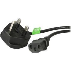 Kabel zasilający StarTech StarTech BS13U-1M-POWER-LEAD kabel zasilające Czarny BS 1363 C13 panel