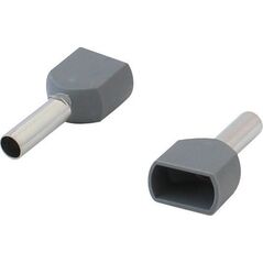 EPM KOŃCÓWKA TULEJKOWA IZOLOWANA PODWÓJNA 2*2.5MM 10 SZTUK (1 KPL)