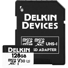 Karta Delkin Trail Cam Hyperspeed MicroSDXC 128 GB Class 10 UHS-I/U3 V30 (DDMSDAHS128GB)