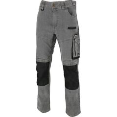 Lahti Pro Spodnie jeansowe szare stretch ze wzmocn., "2xl", ce, lahti