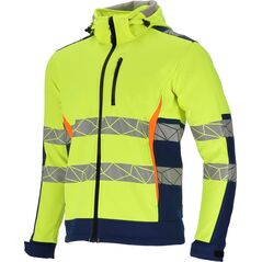 Kurtka męska Lahti Pro Kurtka softshell ostrzegawcza żółto-nieb., "3xl", ce, lahti