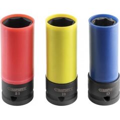 Facom ZESTAW NASADEK DŁUGICH 1/2'' DO FELG ALUMINIWYCH, 3CZ, (1 KPL)