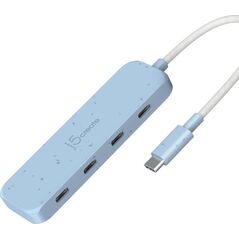 HUB USB j5create j5create JCH345EC USB 3.2 Gen 1 (3.1 Gen 1) Type-C 10000 Mbit/s Cyjan