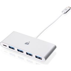 HUB USB IOGear iogear GUH3C4PD huby i koncentratory USB 3.2 Gen 1 (3.1 Gen 1) Type-C 5000 Mbit/s Biały