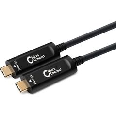 Kabel USB MicroConnect USB-C - USB-C 15 m Czarny (MC-USB3.1C15OP)