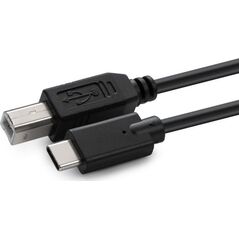Kabel USB MicroConnect USB-C - USB-B 1.8 m Czarny (USB3.1C2B2)