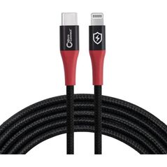 Kabel USB MicroConnect Lightning - USB-C 1.5 m Czarny (MC-CLIGHTNING-SC)