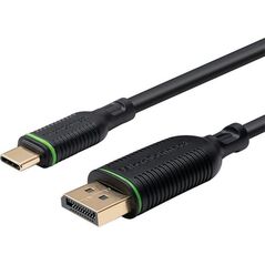 Adapter USB MicroConnect Microconnect MC-USBCDP1 adapter kablowy 1 m USB Type-C DisplayPort Czarny