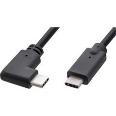 Kabel USB MicroConnect USB-C - USB-C 1 m Czarny (USB3.1CC1RA)
