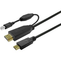 Kabel USB VivoLink Vivolink PROUSBCHDMIUSBB10 kabel USB 10 m USB 3.2 Gen 1 (3.1 Gen 1) USB C Czarny