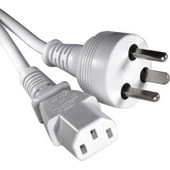 Kabel zasilający Roline ROLINE 30.08.9030 kabel zasilające Biały 6 m DK-EDB C13 panel