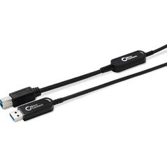 Kabel USB MicroConnect USB-A - USB-B 15 m Czarny (MC-USB3.0AB15OP)