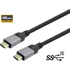 Kabel USB VivoLink USB-C - USB-C 0.5 m Czarny (PROUSBCMM0.5)