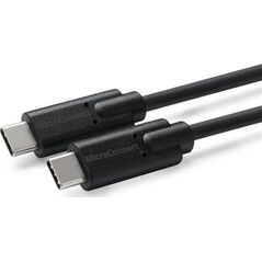 Kabel USB MicroConnect USB-C - USB-C 1.5 m Czarny (USB3.2CC1.5)