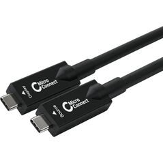 Kabel USB MicroConnect USB-C - USB-C 7.5 m Czarny (USB3.2CC7OP)