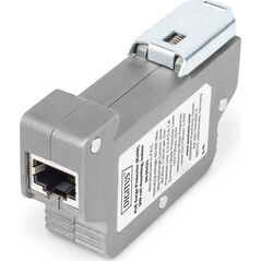 Digitus Digitus PoE Surge Protector (RJ45), montaż na szynie DIN, do użytkowania wewnątrz pomieszczeń