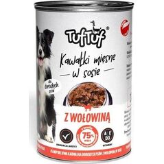 BULT TUF TUF Karma dla psa Kawałki Mięsne z Wołowiną 415g