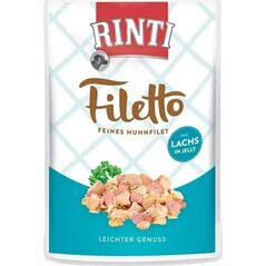 Rinti Rinti Filetto Karma Mokra dla Psa Kurczak Łosoś 100g