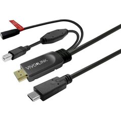 Kabel USB VivoLink Vivolink PROUSBCHDMIUSBB7.5-CHARGE kabel USB