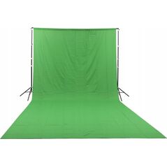 GlareOne GlareOne Green Screen - zielone tło materiałowe 3x6