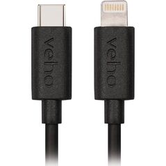 Kabel USB Veho Lightning - USB-C 0.2 m Czarny (VCL-004-MFI-C-20CM)