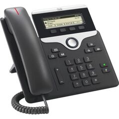 Telefon Cisco Cisco Third Party IP Phone CP-7811-3PCC-K9=: - SIP, SRTP, 0 Line Keys, Anthrazit - Unterstutzte Plattformen: Asterisk, Broadsoft, Centile, Metaswitch