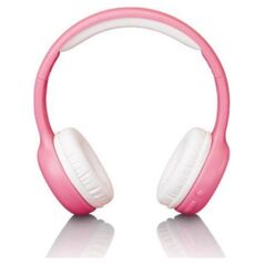 Słuchawki Lenco LENCO Kids BT Kopfhörer mit Stickern, rosa