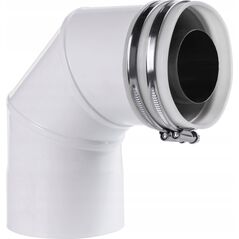 SpiroFlex 60/100 adapter VK (kolanowy) biały