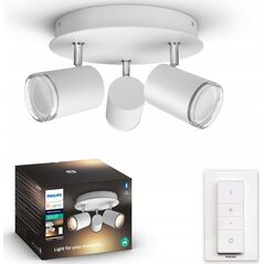 Lampa sufitowa Signify Philips Hue White Amb.Adore Spot Rondell 3flg weiß 3x350lm DS