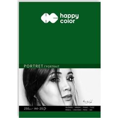 Happy Color Blok PORTRET, Art., A4, 20 ark, 250g, Happy Color