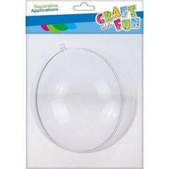 Craft with Fun Ozdoba dekoracyjna plastikowa kula 18cm