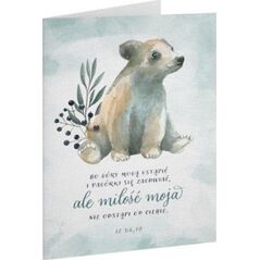 Szaron Kartka składana - Bo góry Miś