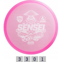 Discmania Pink Diskgolfo diskas Putter SENSEI Active Premium Rožinė
